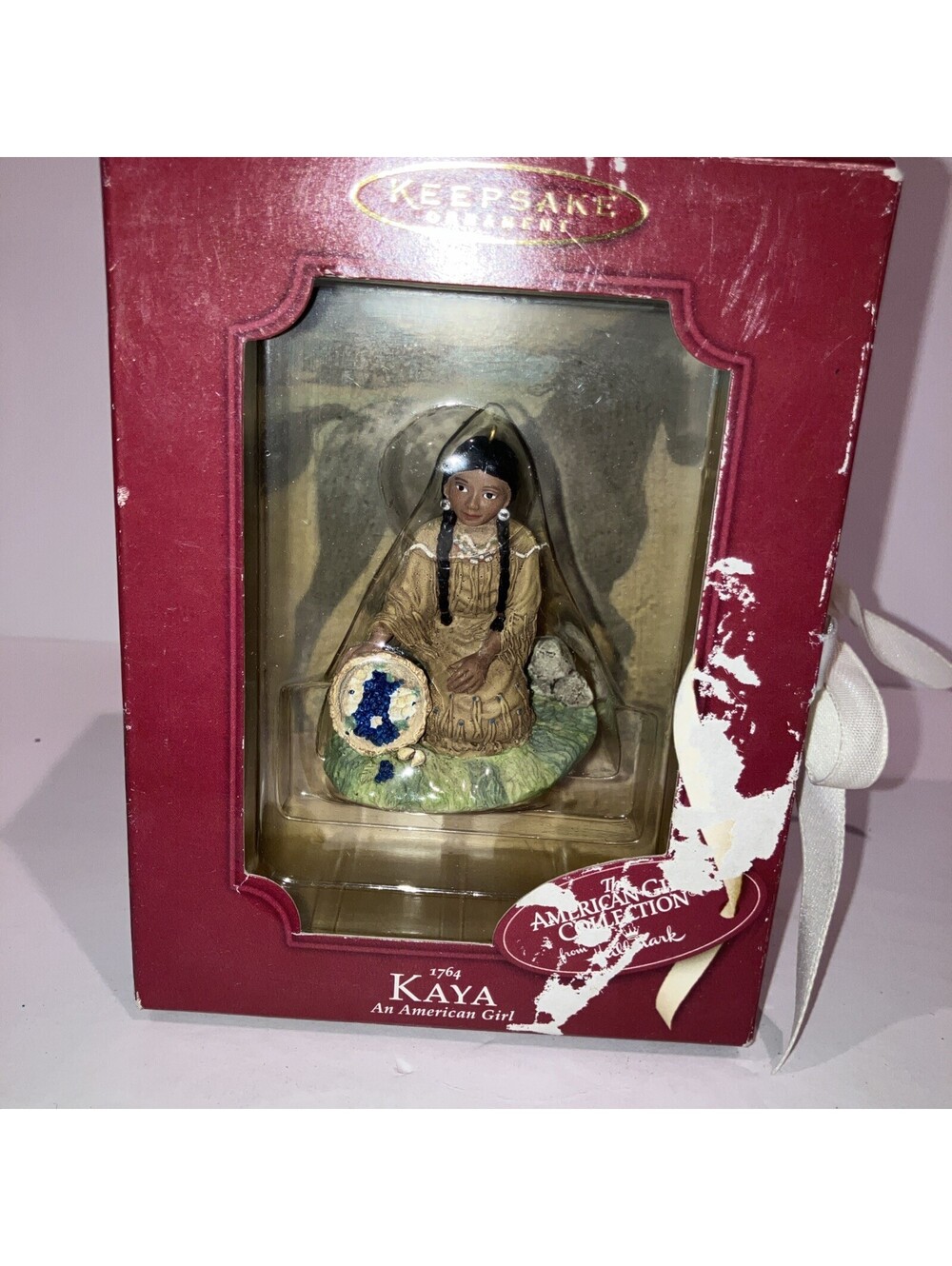 Hallmark Keepsake Ornament 1764 KAYA American Girl Moccasins 2004 -11-12-223 NEW
